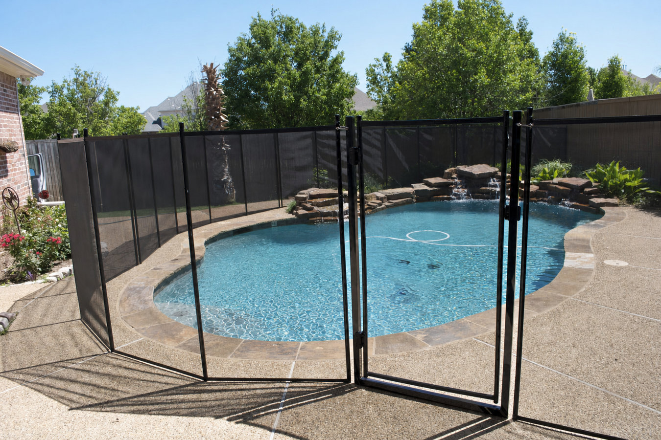 Pool fence installation